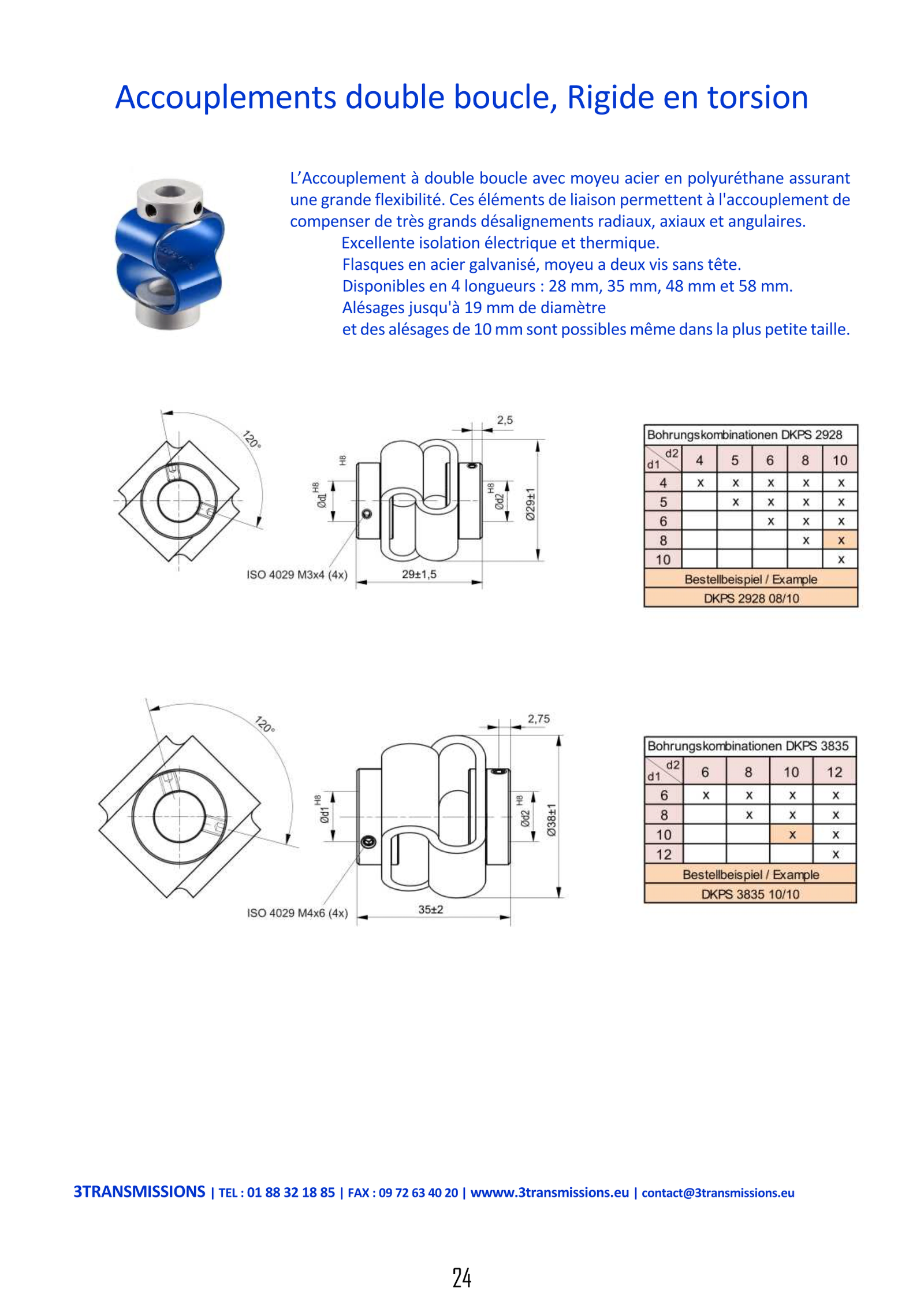 Page24 : Accouplement Élastique Rigide en Torsion — Accouplement