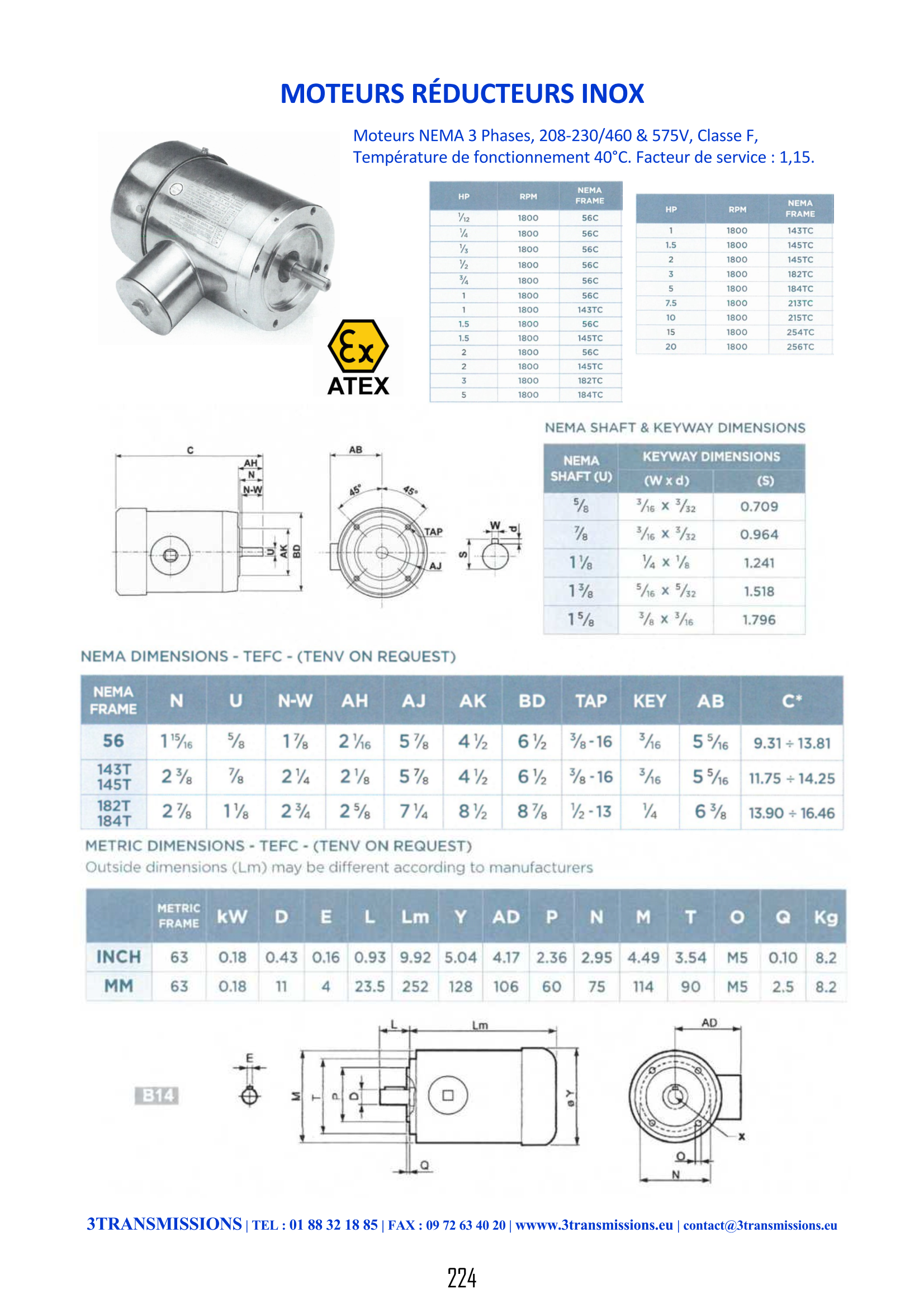 Page224 : Réducteur coaxial inox — Réducteur