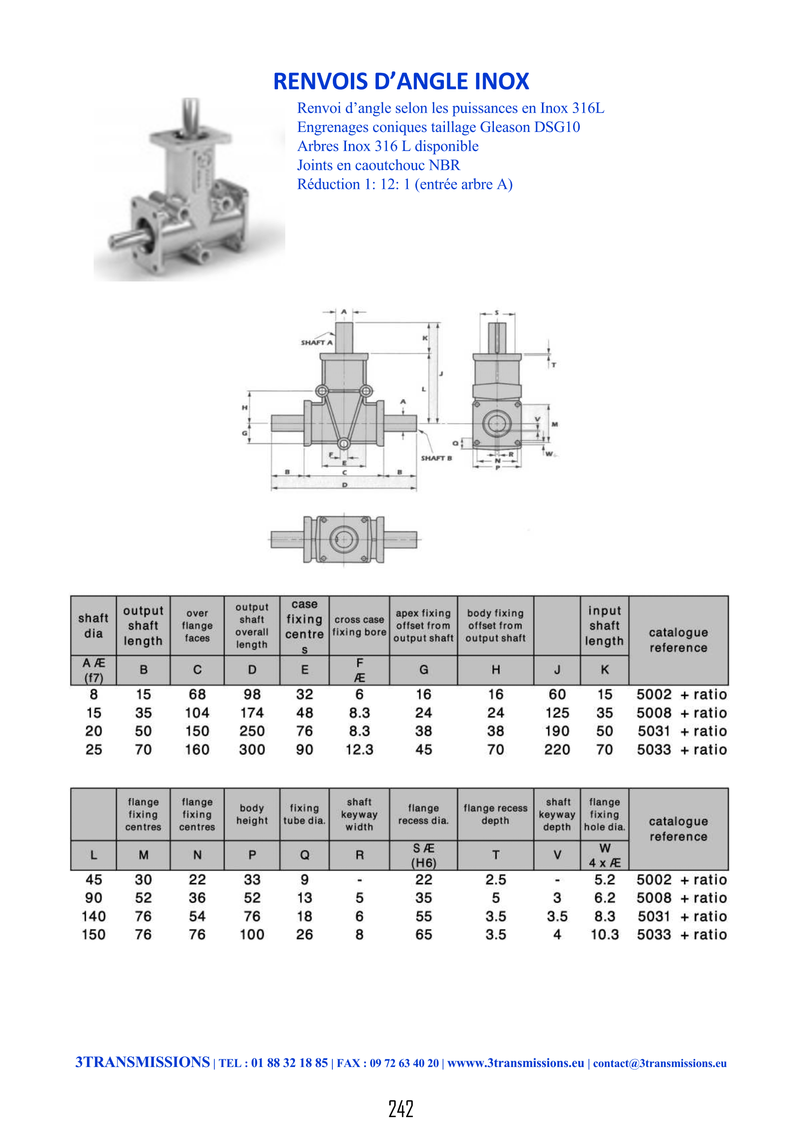 Page242 : Renvoi d'angle inox — Renvoi d'angle
