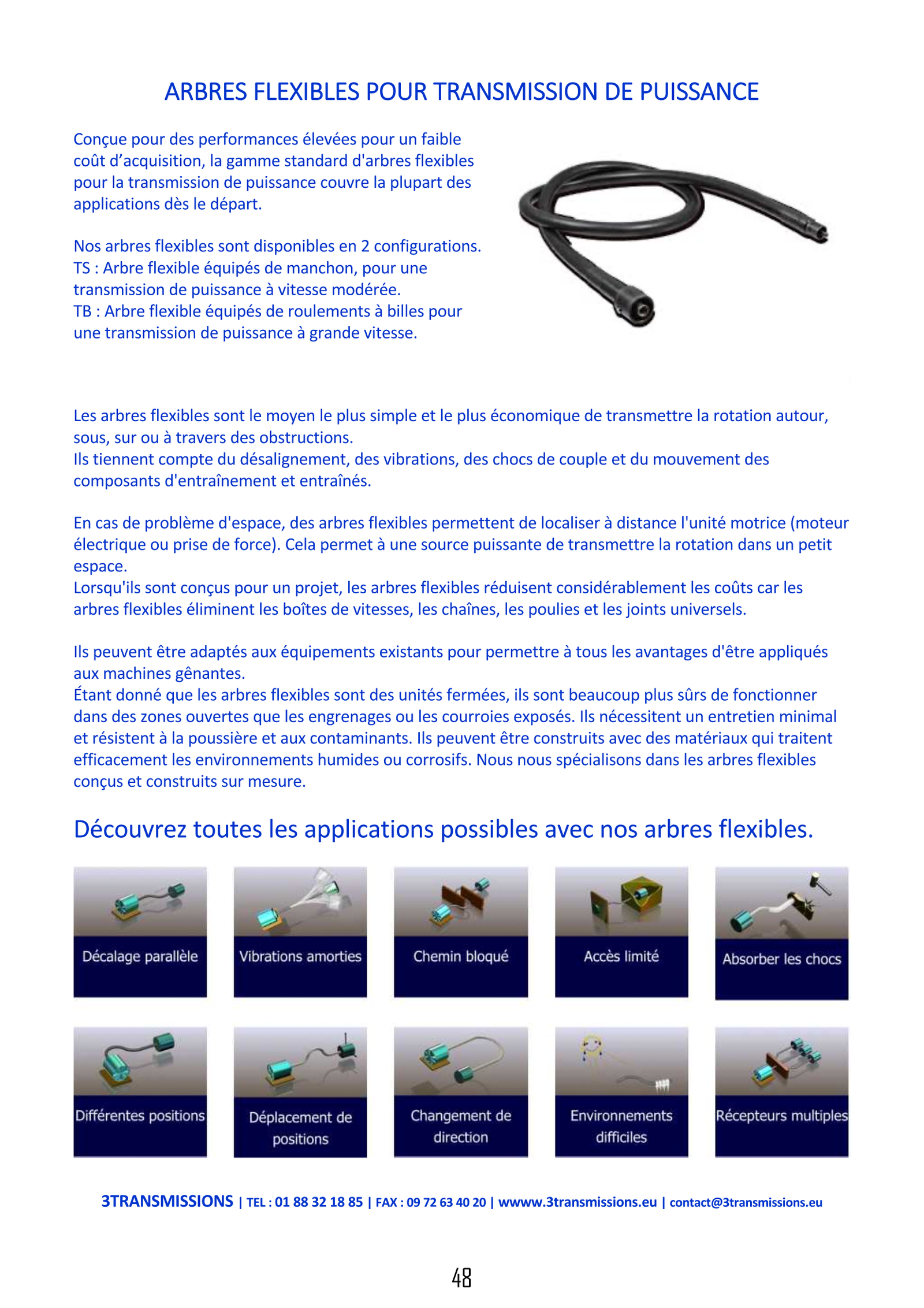 Page48 : Arbre flexible MasterFlex — Composant