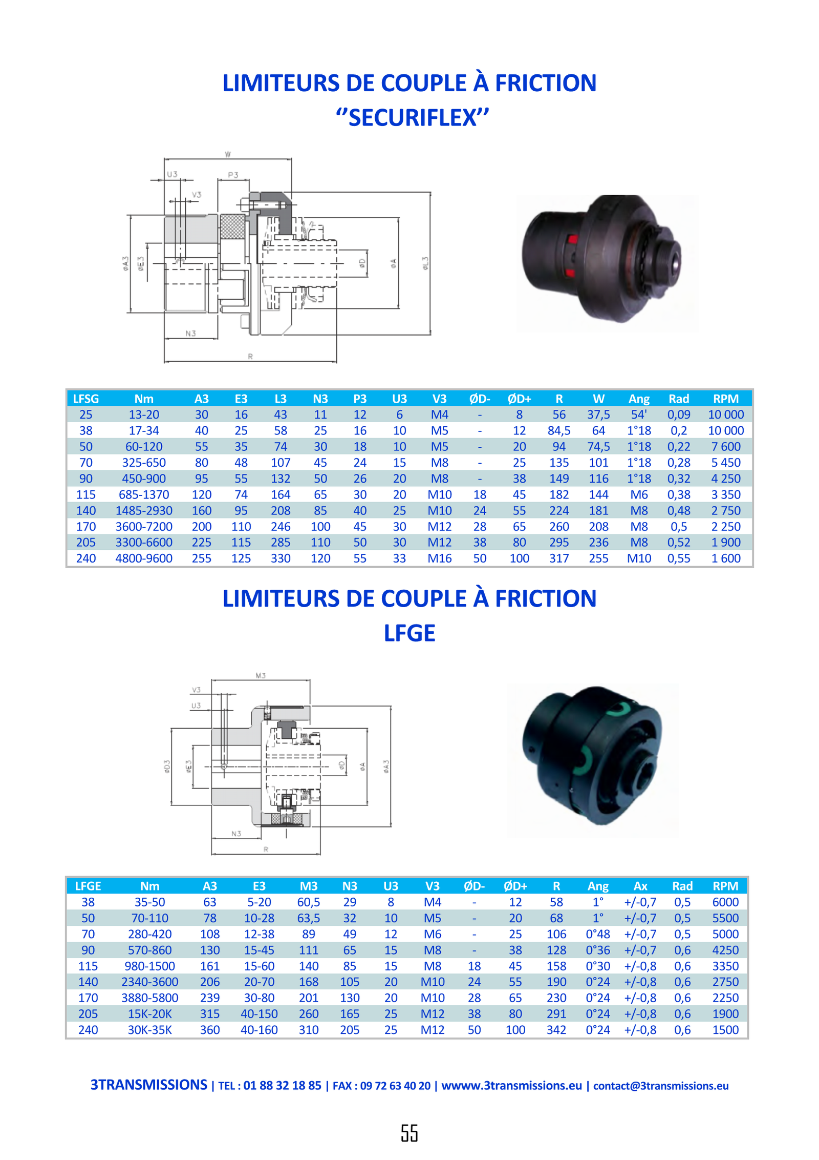 Page55 : Limiteur de couple SECURIFLEX — Limiteur