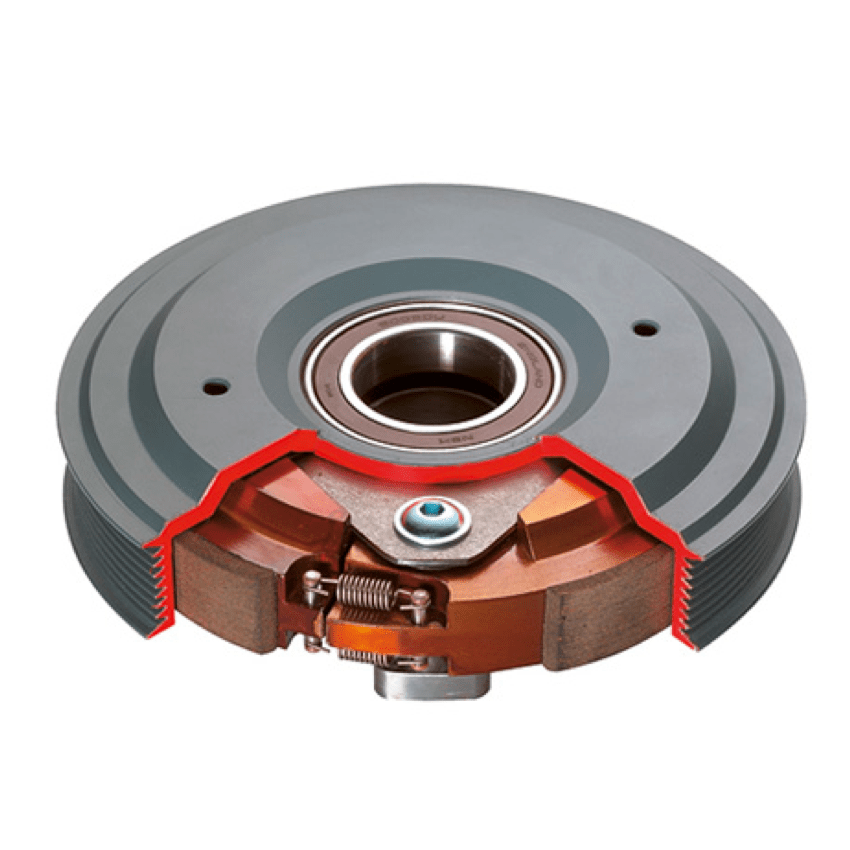 Embrayage centrifuge asymétrique — Embrayage / Frein